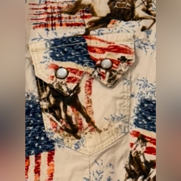 Legacy Falls For Her Western Rodeo Cowgirl Sleeveless Top Size large - Picture 3 of 13